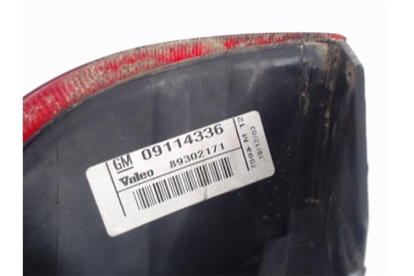 Recambio de piloto trasero izquierdo para opel corsa c 1.3 cdti referencia OEM IAM 09114336 89302171 