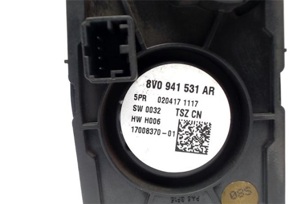 Recambio de mando de luces para audi rs3 sportback (8vf) 2.5 tfsi quattro referencia OEM IAM 8V0941531AR 1700837001 
