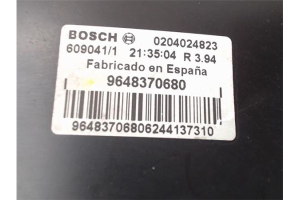 Recambio de servofreno para peugeot partner furgón (5) 2.0 hdi referencia OEM IAM 9648370680 0204024823 