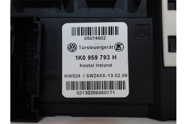 Recambio de mecanismo elevalunas delantero izquierdo para seat leon (1p1) 2.0 tdi 16v referencia OEM IAM 1K09597963H 0536009302 