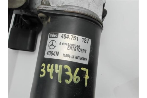 Recambio de motor limpiaparabrisas delantero para mercedes-benz vito furgón (639) 2.1 111cdi referencia OEM IAM A6398200040 4047