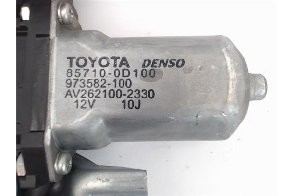 Recambio de mecanismo elevalunas delantero izquierdo para toyota yaris (ksp9/scp9/nlp9) 1.3 vvt-i referencia OEM IAM 857100D100 