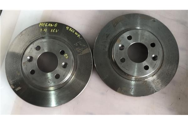 Recambio de disco freno delantero para renault megane i fase 2 coupe (da...) 1.4 16 v dynamique referencia OEM IAM 8201464598  