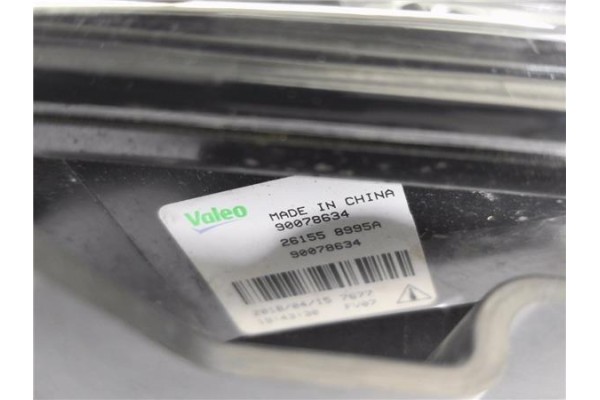 Recambio de faro antiniebla izquierdo para nissan qashqai ii (j11e) 1.2 n-connecta referencia OEM IAM 26915HV00A 261558995A 