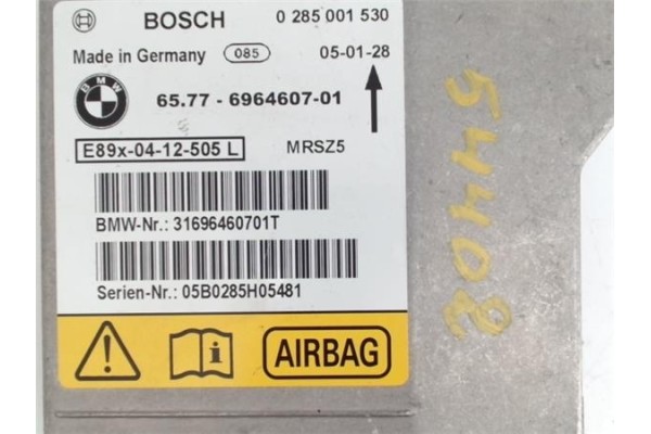 Recambio de centralita airbag para bmw serie 1 berlina (e81/e87) 2.0 118d referencia OEM IAM 6577696460701  