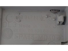 Recambio de luz delantero central techo para seat ibiza berlina (6j5) 1.6 tdi referencia OEM IAM 6Q0947105F  