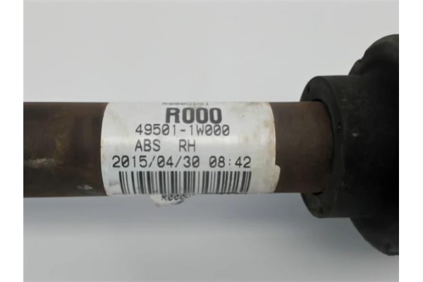 Recambio de palier delantero derecho para kia rio (ub) 1.2 basic referencia OEM IAM 495011W000 620KK23 