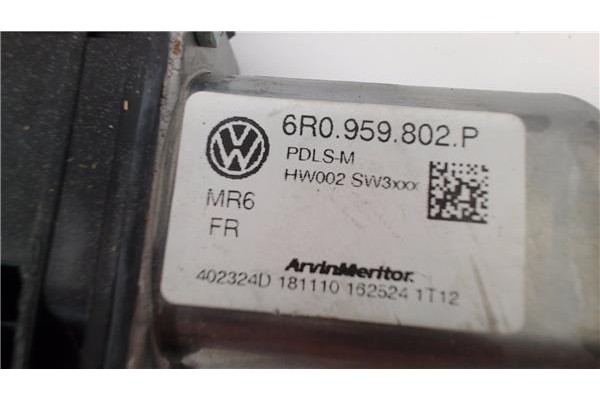 Recambio de motor elevalunas delantero derecho para seat ibiza berlina (6j5) 1.6 tdi referencia OEM IAM 6R0959802P  