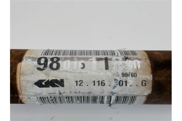 Recambio de palier delantero derecho para peugeot 208 1.4 active referencia OEM IAM 9801611280  1607237180 , CITROËN | 980395968