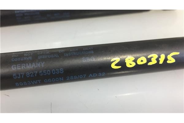 Recambio de amortiguador porton para skoda roomster (5j7) 1.4 friend referencia OEM IAM 5J7827550 03S  