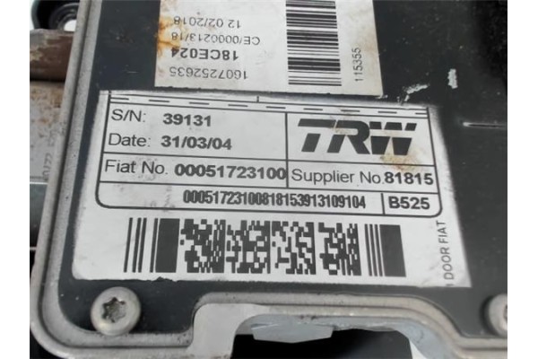 Recambio de columna direccion para fiat stilo (192) 1.6 16v (192_xb1a) referencia OEM IAM 00051723100  51723101 , FIAT | 4684685