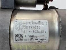 Recambio de motor arranque para fiat bravo (182) 1.2 16v 80 sx referencia OEM IAM 63222889  