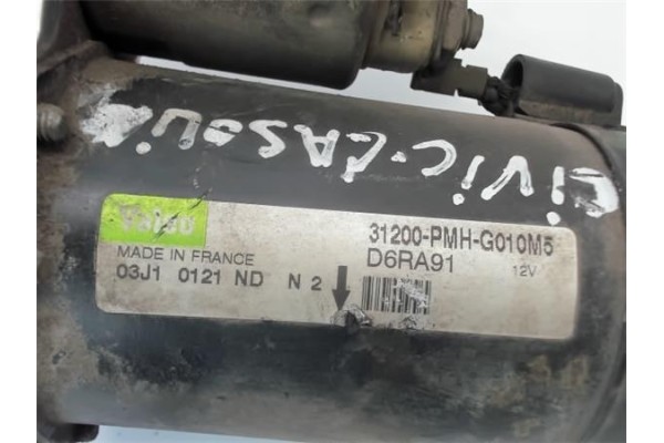 Recambio de motor arranque para honda civic berlina 3 (ep) 1.6i es referencia OEM IAM 31200PMHG010M5 D6RA91 31200PMHG01 , HONDA