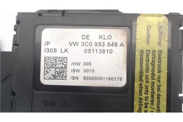 Recambio de mando de luces para volkswagen passat berlina (3c2) 2.0 tdi 16v referencia OEM IAM   