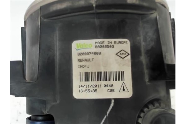 Recambio de faro antiniebla derecho para renault scenic ii (jm) 1.5 dci (jm1e) referencia OEM IAM 8200074000  