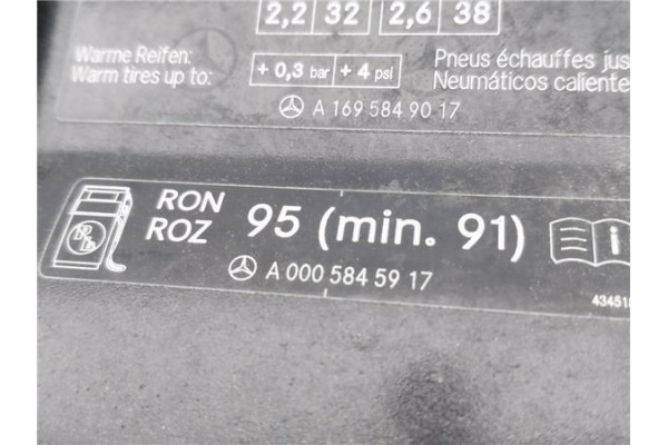 Recambio de tapa exterior combustible para mercedes-benz clase a (bm 169) 1.5 a 150 (169.031) referencia OEM IAM A0005845917  
