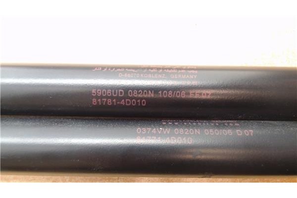 Recambio de amortiguador porton para kia carnival 2.9 crdi referencia OEM IAM 817814D010 817714D010 