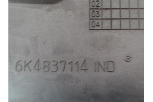 Recambio de manilla int. puerta trasero derecha para seat ibiza (6k1) 1.4 referencia OEM IAM 6K4837114  