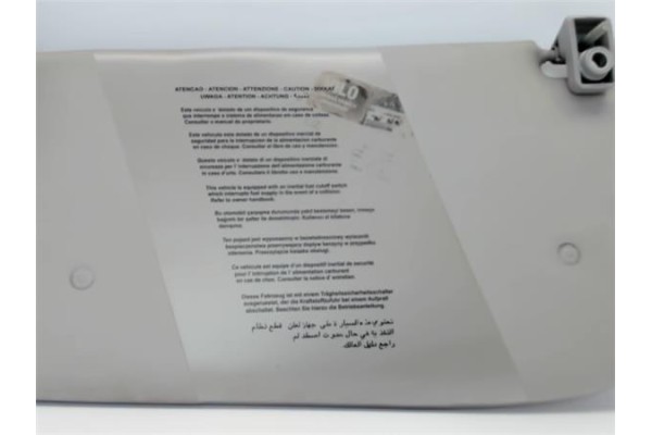 Recambio de parasol izquierdo para fiat ii doblo (263) cargo 1.3 basis kasten referencia OEM IAM 735498699  