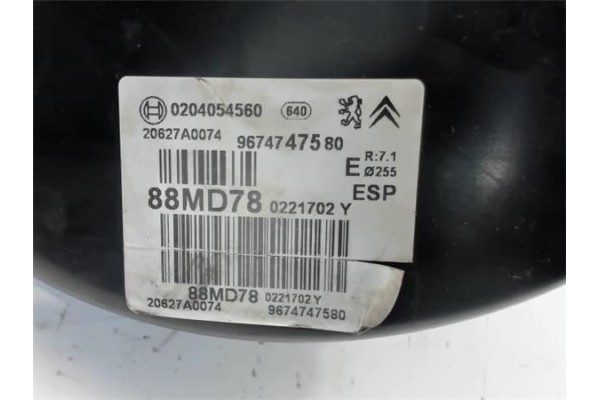Recambio de servofreno para citroen c4 berlina 1.6 exclusive referencia OEM IAM 88MD78  