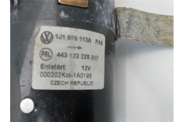 Recambio de motor limpiaparabrisas delantero para volkswagen bora berlina (1j2) 2.0 referencia OEM IAM 1J1955113A 443122228017 1