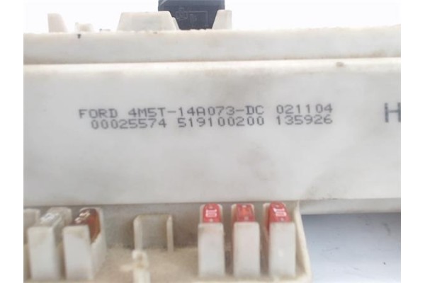 Recambio de caja fusibles/rele para ford focus berlina (cap) 1.6 ghia referencia OEM IAM 4M5T14A073DC  