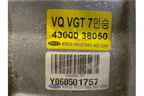 Recambio de caja cambios manual para kia carnival 2.9 crdi referencia OEM IAM 4300038050 4311138000 