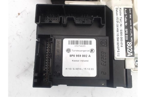 Recambio de mecanismo elevalunas delantero derecho para audi a3 (8p1) 2.0 tdi 16v referencia OEM IAM 8P0959802A 8P3837462C 