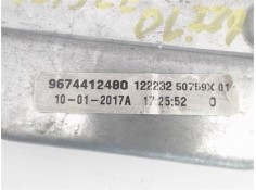Recambio de mecanismo elevalunas delantero izquierdo para citroen c-elysée 1.6 exclusive referencia OEM IAM 9674412480  