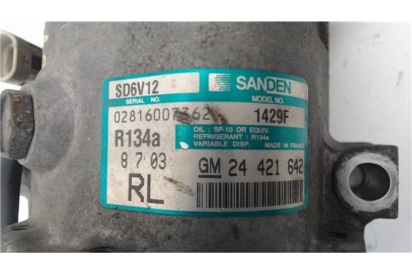 Recambio de compresor aire acond. para opel corsa c 1.7 cdti referencia OEM IAM 24421642 6854048 1854112 , OPEL | 244216+42 , OP