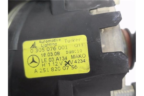 Recambio de faro antiniebla izquierdo para mercedes-benz clase a (bm 169) 2.0 a 180 cdi (169.007) referencia OEM IAM A2518200756