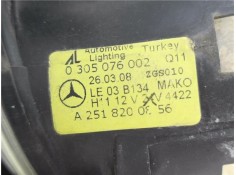 Recambio de faro antiniebla derecho para mercedes-benz clase a (bm 169) 2.0 a 180 cdi (169.007) referencia OEM IAM A2518200856 A
