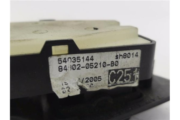 Recambio de mando elevalunas delantero izquierdo para toyota avensis berlina (t25) 2.2 d-4d executive berlina (5-ptas.) referenc