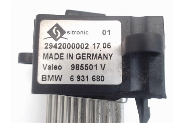 Recambio de resistencia calefaccion para bmw serie 3 coupe (e46) 2.0 320 ci referencia OEM IAM 6931680 985501V 64116920365 , BMW