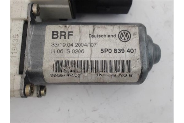 Recambio de mecanismo elevalunas trasero izquierdo para seat altea (5p1) 1.9 tdi referencia OEM IAM 5P0839401  