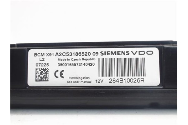 Recambio de centralita para renault laguna iii berlina 2.0 dci (bt01, bt0e, bt0k) referencia OEM IAM 284B10026R A2C5318652009 