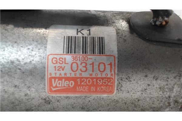 Recambio de motor arranque para kia rio (ub) 1.2 basic referencia OEM IAM 3610003101 1201952 