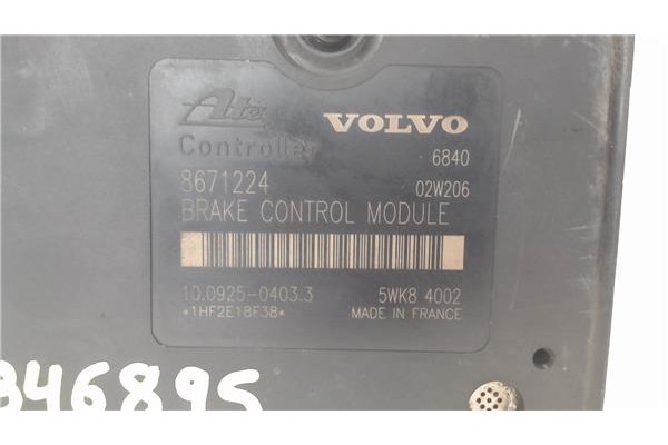Recambio de nucleo abs para volvo s60 berlina 2.4 d referencia OEM IAM 10020807112 P08671225 
