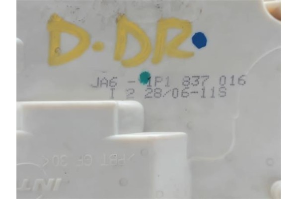 Recambio de cierre electromagnetico delantero derecho para seat altea xl (5p5) 1.9 tdi referencia OEM IAM 1P1837016  1P1837016B 