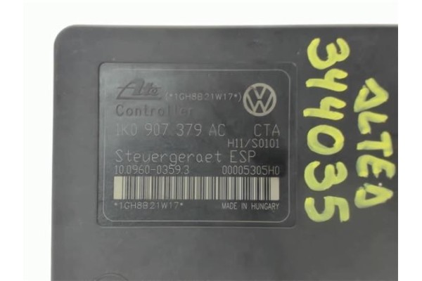 Recambio de nucleo abs para seat altea (5p1) 1.9 tdi referencia OEM IAM 1K0907379AC 00005305H0 