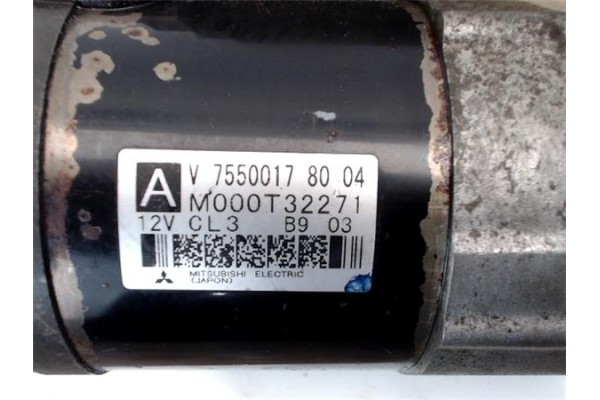 Recambio de motor arranque para peugeot 308 1.6 gt referencia OEM IAM 75500178004 M000T32271 