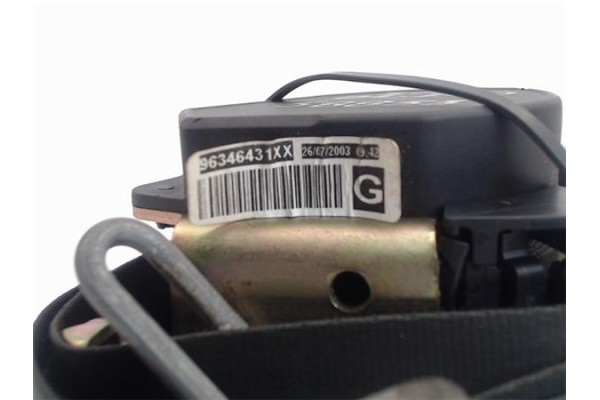 Recambio de cinturon seguridad delantero izquierdo para peugeot 307 break (3e) 2.0 referencia OEM IAM 96346431xx  