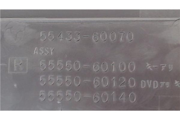Recambio de guantera salpicadero para toyota land cruiser (j12) 3.0 d-4d (kdj120) referencia OEM IAM 5543360070  
