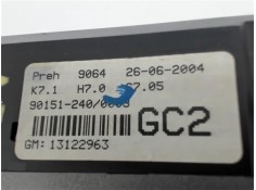 Recambio de mandos climatizador para opel astra h berlina 1.7 cdti referencia OEM IAM 13122963  