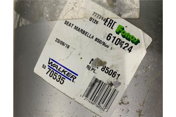 Recambio de silencioso intermedio para seat marbella 0.9 ce referencia OEM IAM 70535 610124 