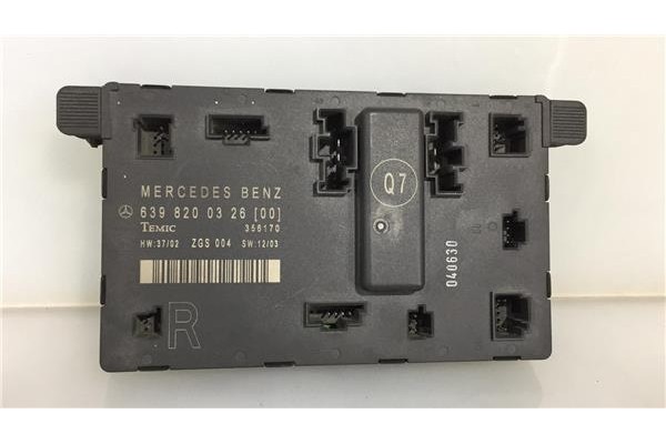 Recambio de centralita para mercedes-benz vito / mixto furgón (w639) 111 cdi referencia OEM IAM 6398200326 356170 