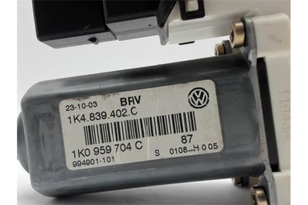Recambio de motor elevalunas trasero derecho para volkswagen golf v (1k1) 1.9 tdi referencia OEM IAM 1K4839402C 1K0959704C 