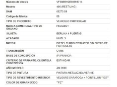 peugeot 406 berlina (s1/s2) del año 1999