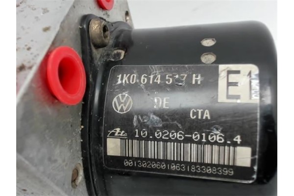 Recambio de nucleo abs para volkswagen golf v (1k1) 1.9 tdi referencia OEM IAM 1K0614517H 10020601064 10096003483 