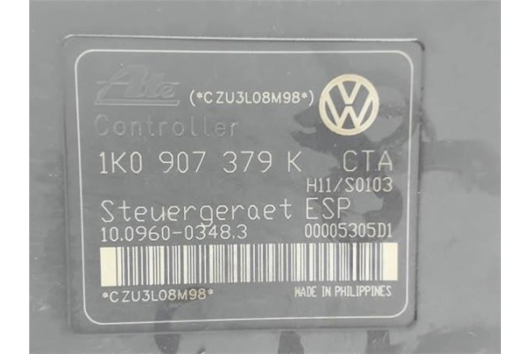 Recambio de nucleo abs para volkswagen golf v (1k1) 1.9 tdi referencia OEM IAM 1K0614517H 10020601064 10096003483 